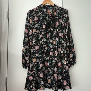 Banana Republic factory floral swing shift dress size M NWT